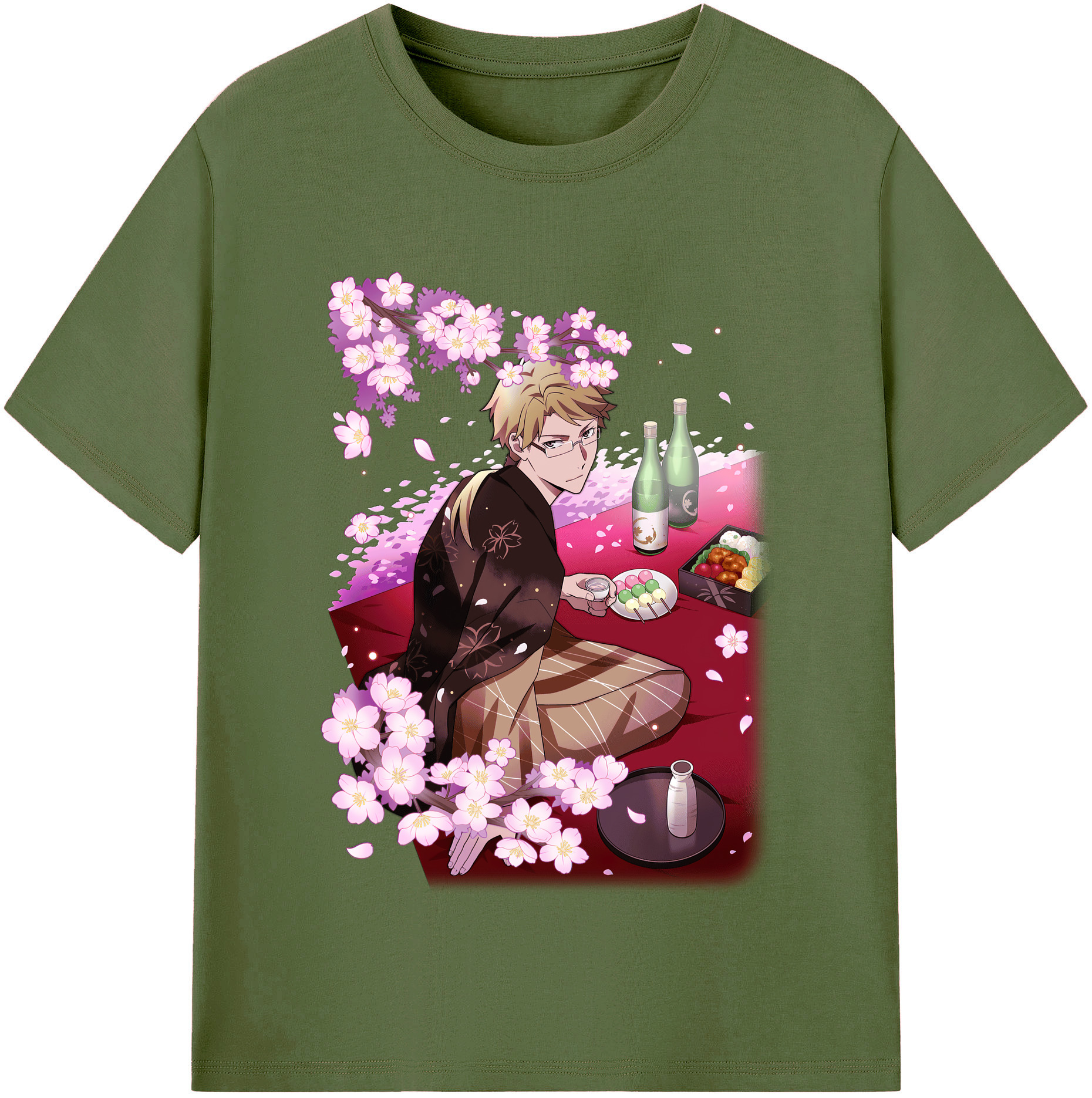 （画像用） 文豪ストレイドッグス Bungo Stray Dogs 綿100％半袖Tシャツ（フロントプリント）